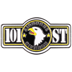 MN13 Magnet Metal D Day 101St Airborne + Plaque