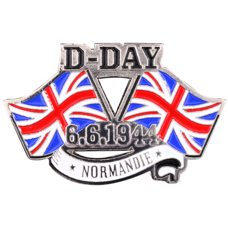 MN16 Magnet Metal D Day Flags U.K. X2