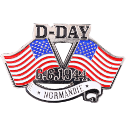 MN17 Magnet Metal D Day Drapeaux U.S.A. X2