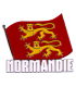 MN4 Magnet Metal Flag Normandie