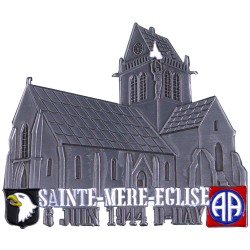 MN41 Magnet Metal D Day Ste. Mere Eglise