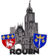 MN54 Magnet Metal Horloge Rouen