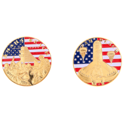 EA4 Medal 40 mm Vintage Omaha Beach Utah Beach