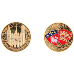 D11428 Medaille 32 mm Rouen Cathedrale