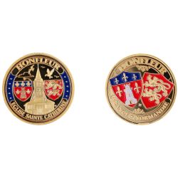 D1122 Medal 32 mm Honfleur Eglise