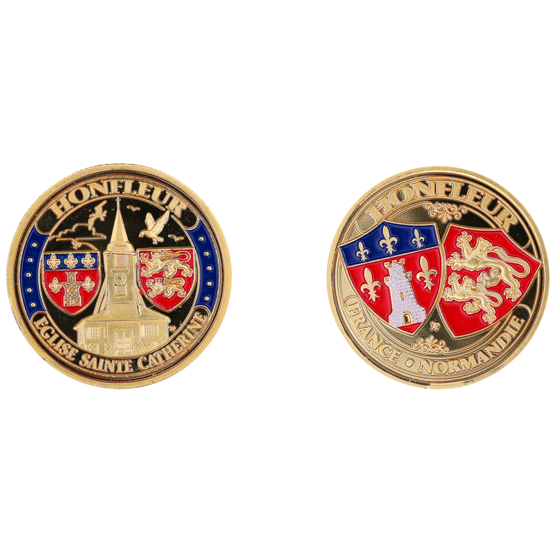 D1122 Medal 32 mm Honfleur Eglise