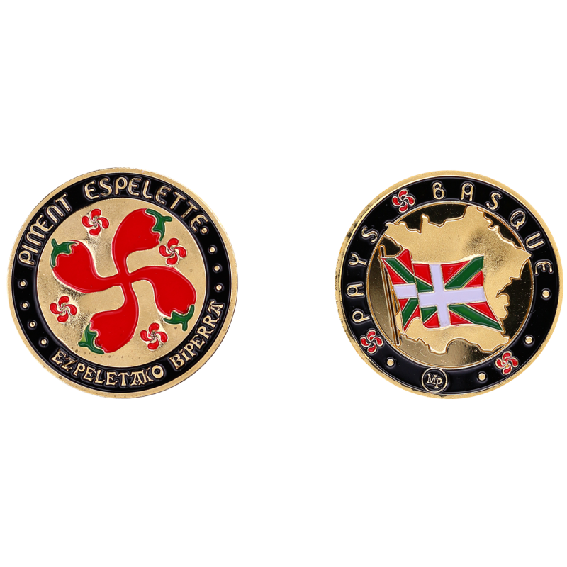  Medal 34mm Cross Chilli of Pays Basque K11192 5,00 €