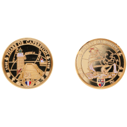 K11175 Médaille 34 mm collection phare Gironde Phare de Cap Breton