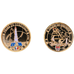 K11169 Médaille 34 mm collection phare Gironde Phare de Cordouan