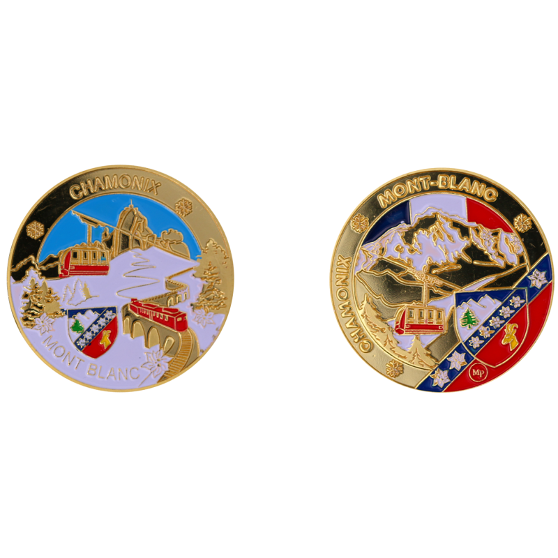  Medal 40 mm Montenvers Aiguille du Midi Chamonix E1180 6,00 €