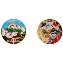  Médaille 40 mm Chamonix randonnée - E1181 - 6,00 €