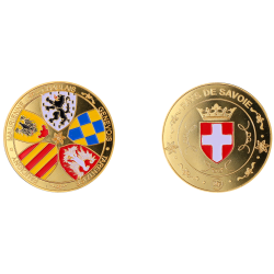  Médaille 40 mm Blasons Ducs de Savoie - E1187 - 6,00 €