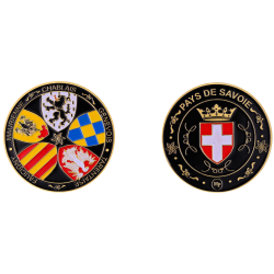  Médaille 40 mm Blasons Ducs de Savoie - E1188 - 6,00 €