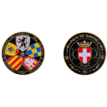  Médaille 40 mm Blasons Ducs de Savoie - E1188 - 6,00 €