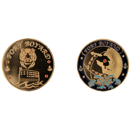  Medal 34mm FORT BOYARD  GOLD Tiger K11151 5,00 €