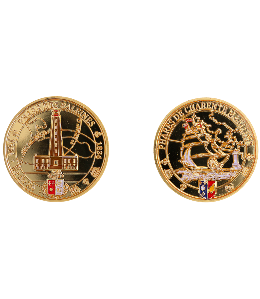 K11144 Médaille  34 mm Phare de la Baleine
