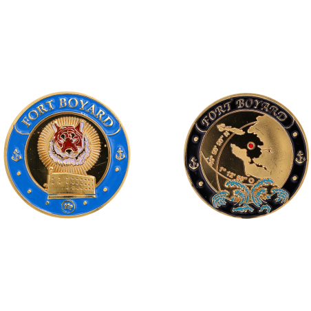  Medal 34mm FORT BOYARD  Tiger blue back Charente Map K11154 5,00 €