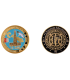  Medal 34mm Lighthouse of La Baleine background blue K11145 5,00 €