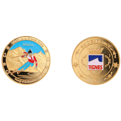 Médaille 40 mm Tignes La grande Motte - E1110 - 6,00 €