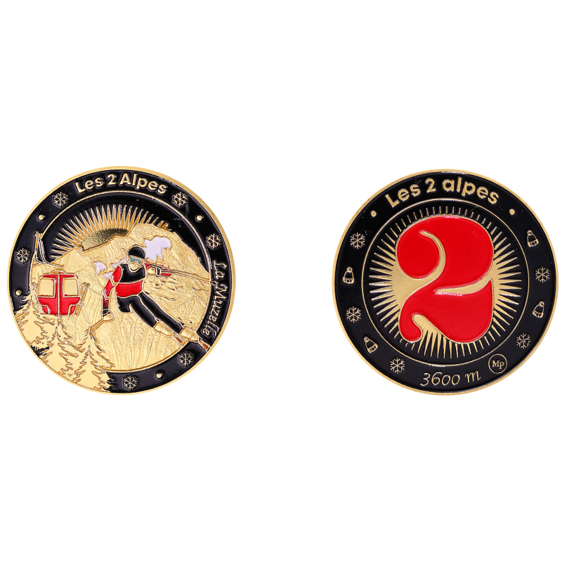  Medal 40 mm Les 2 Alpes E1137 6,00 €