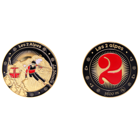  Medal 40 mm Les 2 Alpes E1137 6,00 €