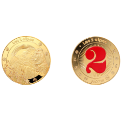  Médaille 40 mm Les 2 Alpes - E1138 - 6,00 €