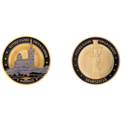 K11201 Médaille 34 mm Notre Dame de la Garde Marseille