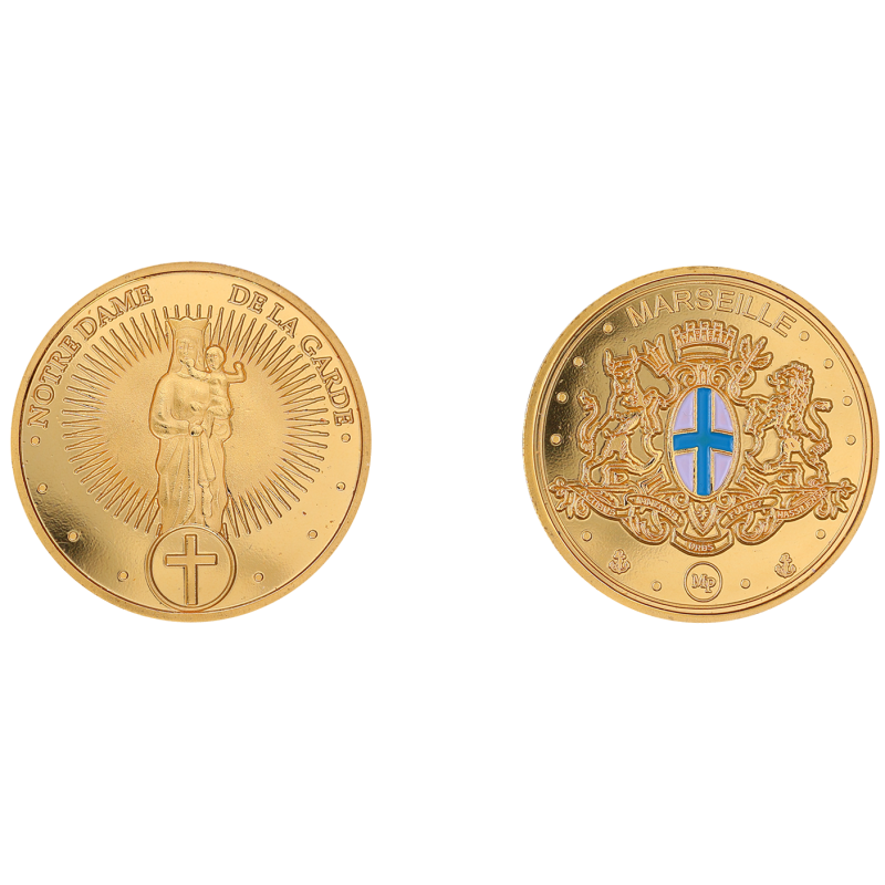 K11207 Médaille 34 mm Notre Dame de la Garde Marseille