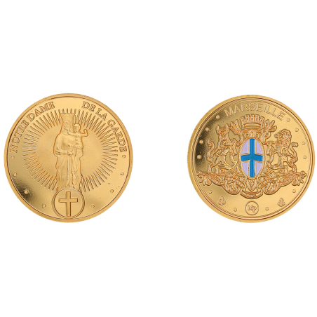 K11207 Médaille 34 mm Notre Dame de la Garde Marseille