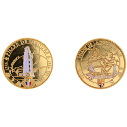 K11180 Médaille 34 mm collection phare Pays Basque Phare de Cibourp