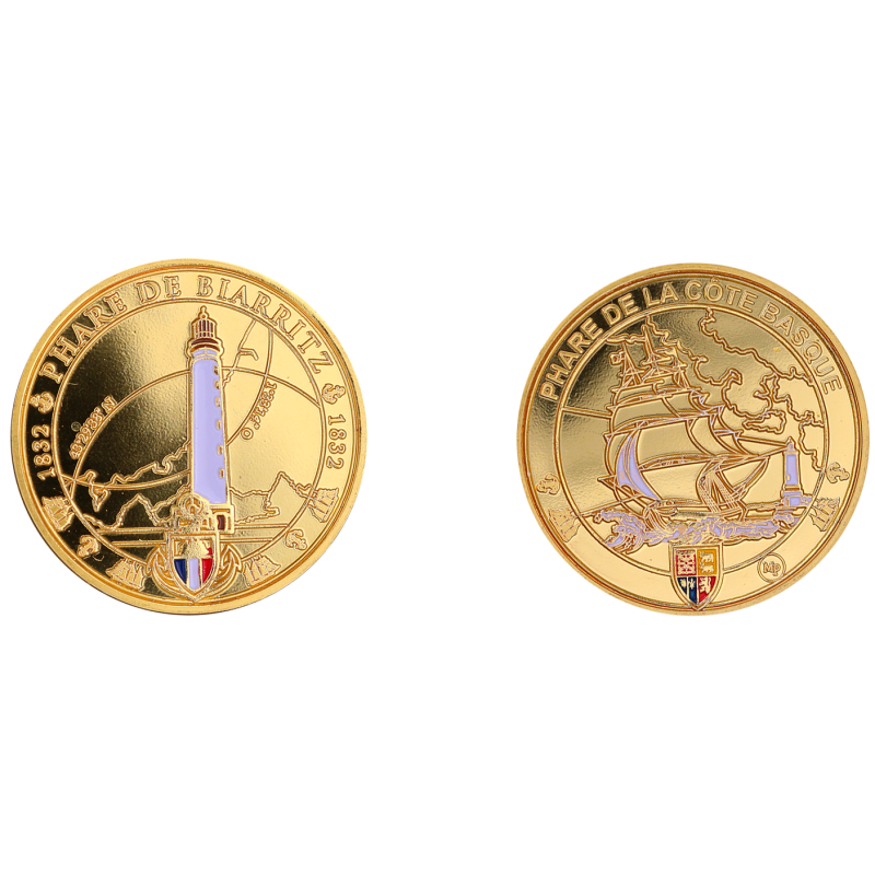  Medal 34mm Lighthouse collection of Pays Basque lighthouse of Biarritz K11178 5,00 €
