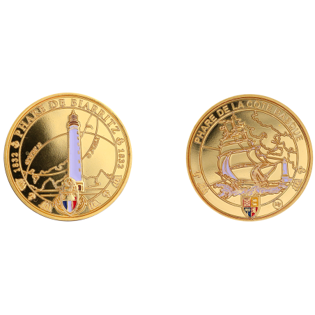  Medal 34mm Lighthouse collection of Pays Basque lighthouse of Biarritz K11178 5,00 €