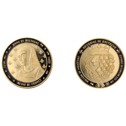 K1110 Medaille 34mm Anne de Bretagne