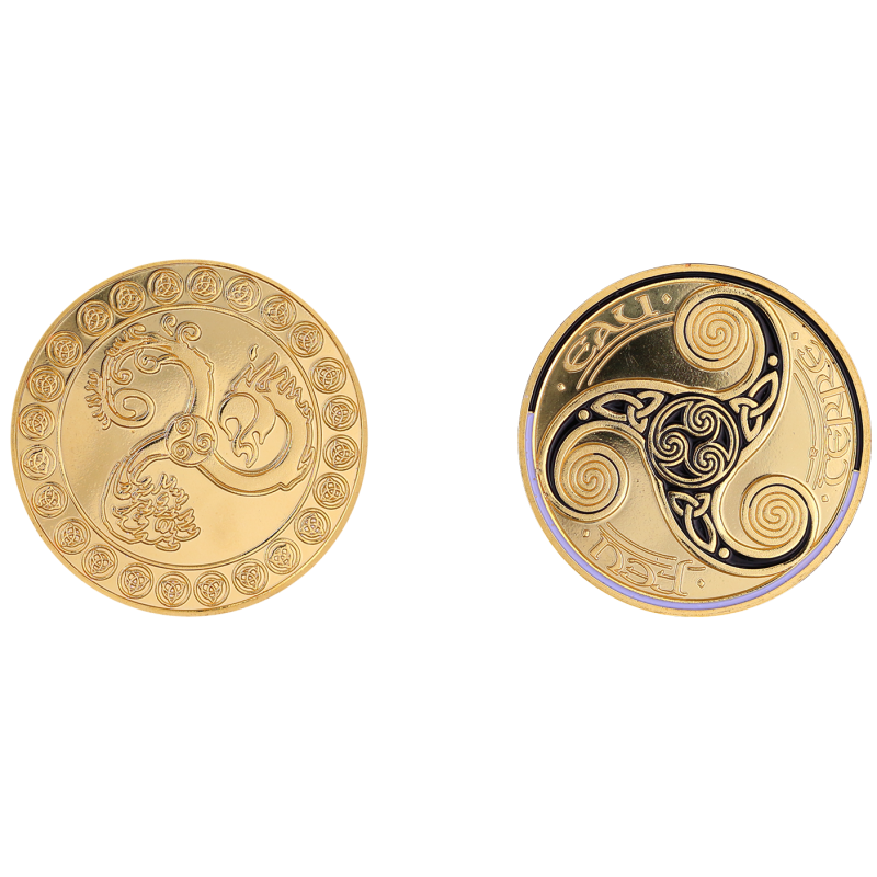 K11507 Medal 34 mm Bretagne Triskell Signification