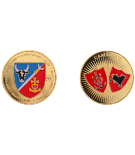  Medal 34 mm Cross of Camargue red background K11503 5,00 €