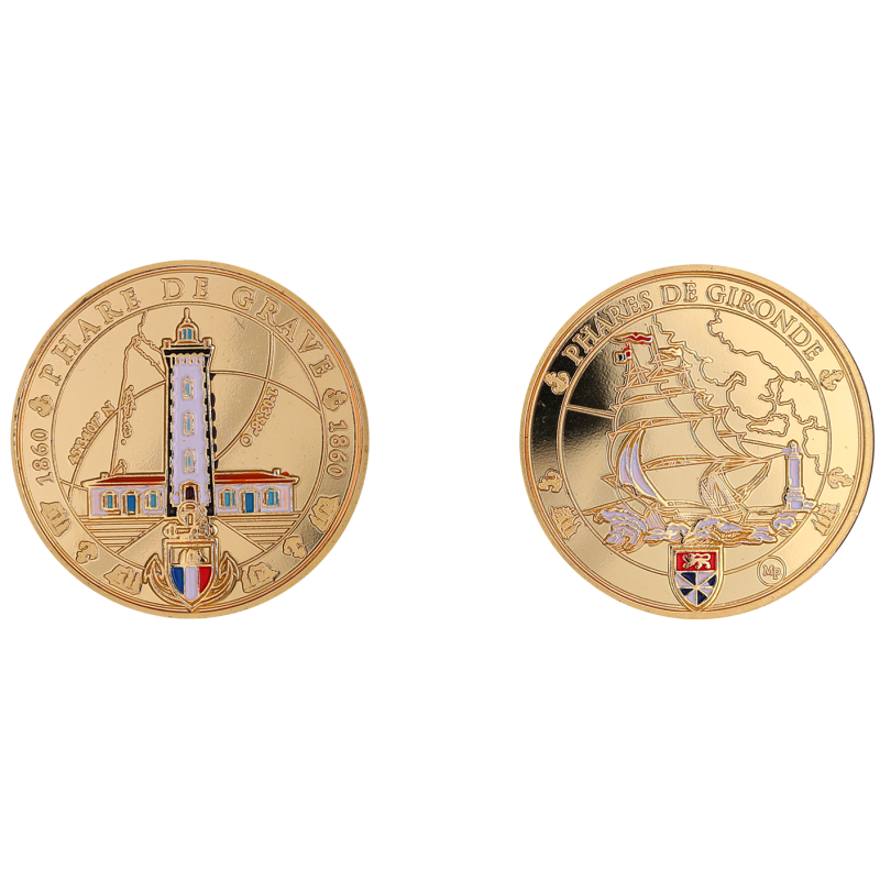  Medal 34mm Lighthouse collection of Gironde lighthouse of Gravi K11170 5,00 €