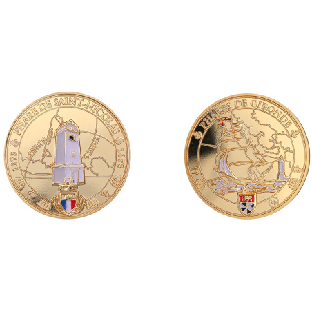  Medal 34mm Lighthouse collection of Gironde lighthouse of ST Nicolas K11174 5,00 €