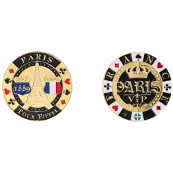 Coin 40 mm Poker T.E. Date Vip 40mm