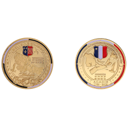 D11453 Medaille 32mm Belle Ile Acadie