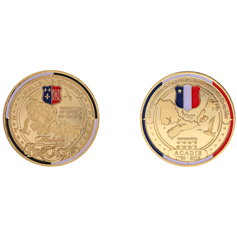  Medal 32mm Belle Ile Acadie D11453 4,00 €