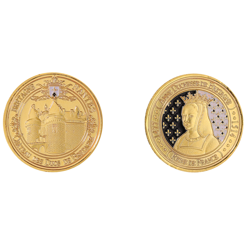 D11413 Medaille 32mm Nantes Chateaux