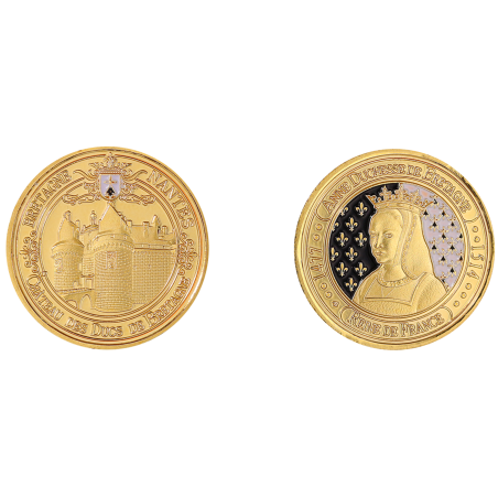 D11413 Medaille 32mm Nantes Chateaux