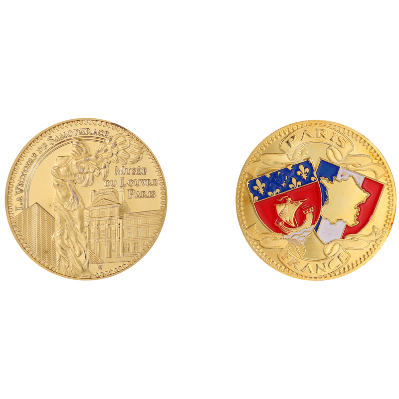 Coin 32 mm Louvre Victoire De Samothrace
