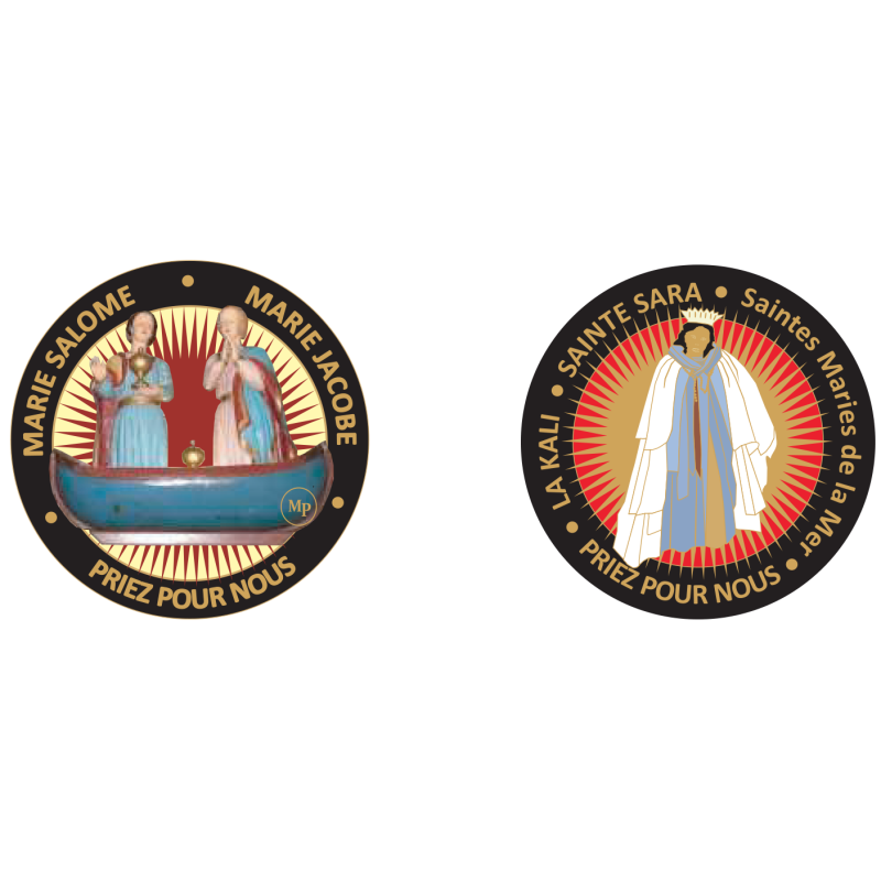 K11495 Medaille 34 mm les Maries de St Maries Camargue
