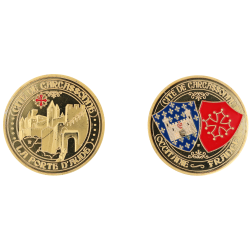 D1193 Medal 32 mm Cite De Carcassonne Pt D'Aude