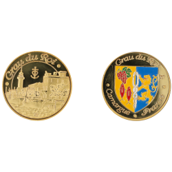 D1178 Medal 32 mm Grau Du Roi