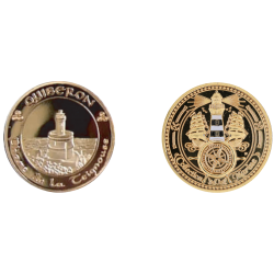 D1156 Medaille 32 mm Bretagne Phare De La Teignouse