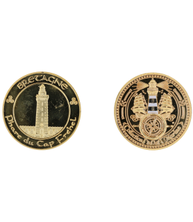 D1155 Medal 32 mm Bretagne Phare Du Cap Frehel