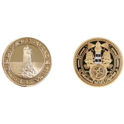 D1153 Medal 32 mm Bretagne Phare De La Vieille