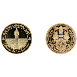D1152 Medaille 32 mm Bretagne Phare De La Jument